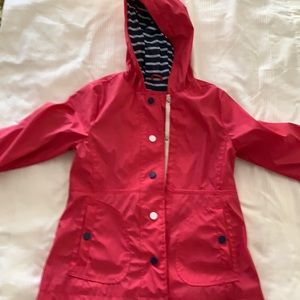 Girls rain coat, size 10/12